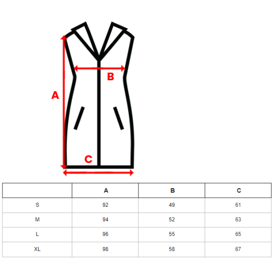 Ilga melna veste Toter JS/5M3152/392Z